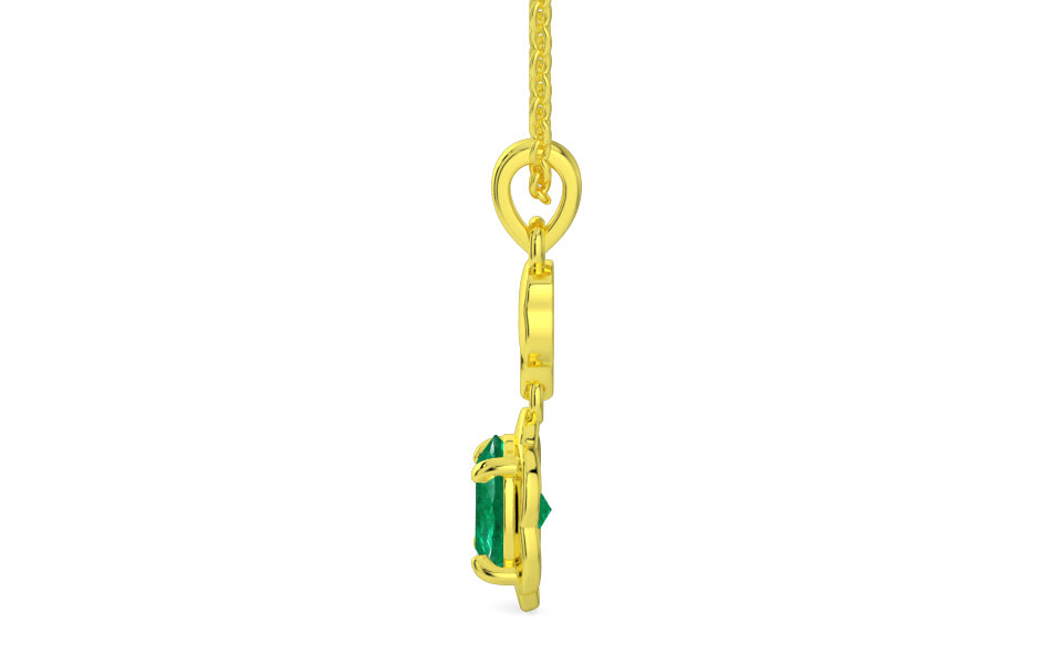 Panchdhatu Emerald Pendant Rare Quality (P6)