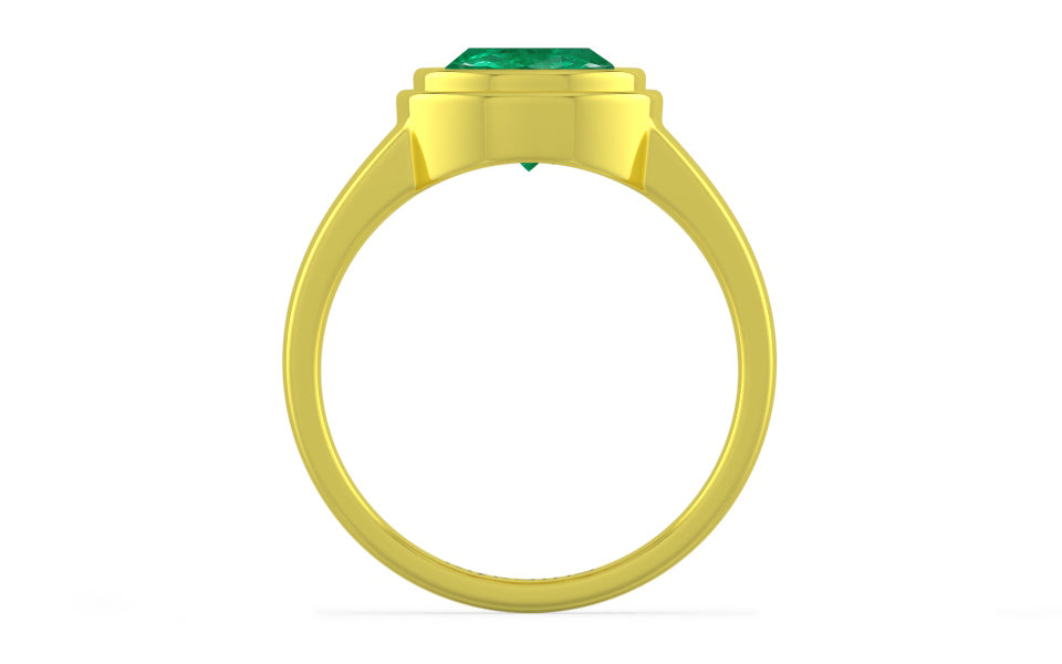Panchdhatu Emerald Ring Rare Quality (R3)