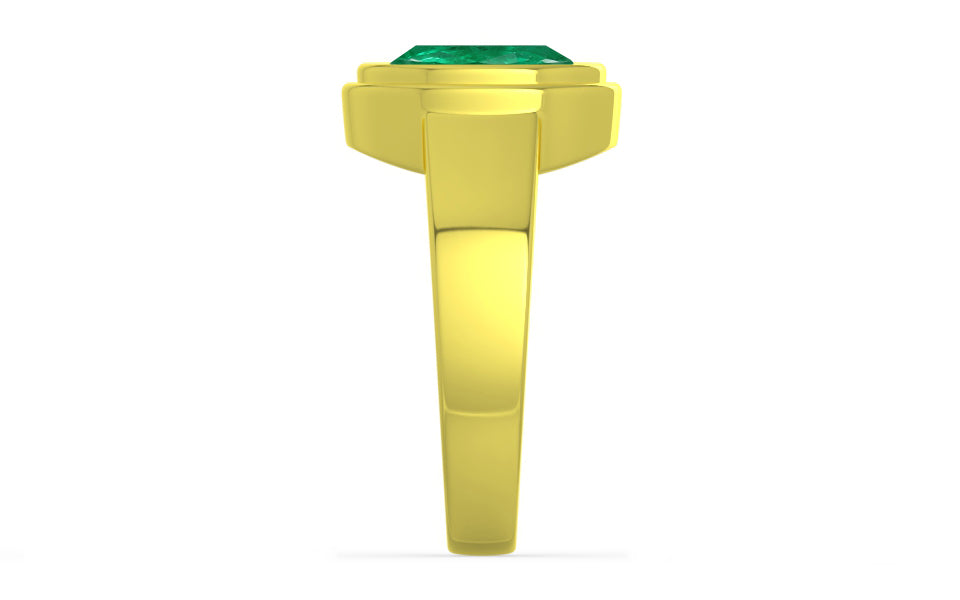 Panchdhatu Emerald Ring Rare Quality (R3)