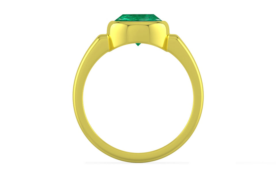 Panchdhatu Emerald Ring Rare Quality (R6)