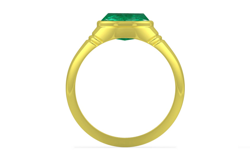 Panchdhatu Emerald Ring Rare Quality (R7)