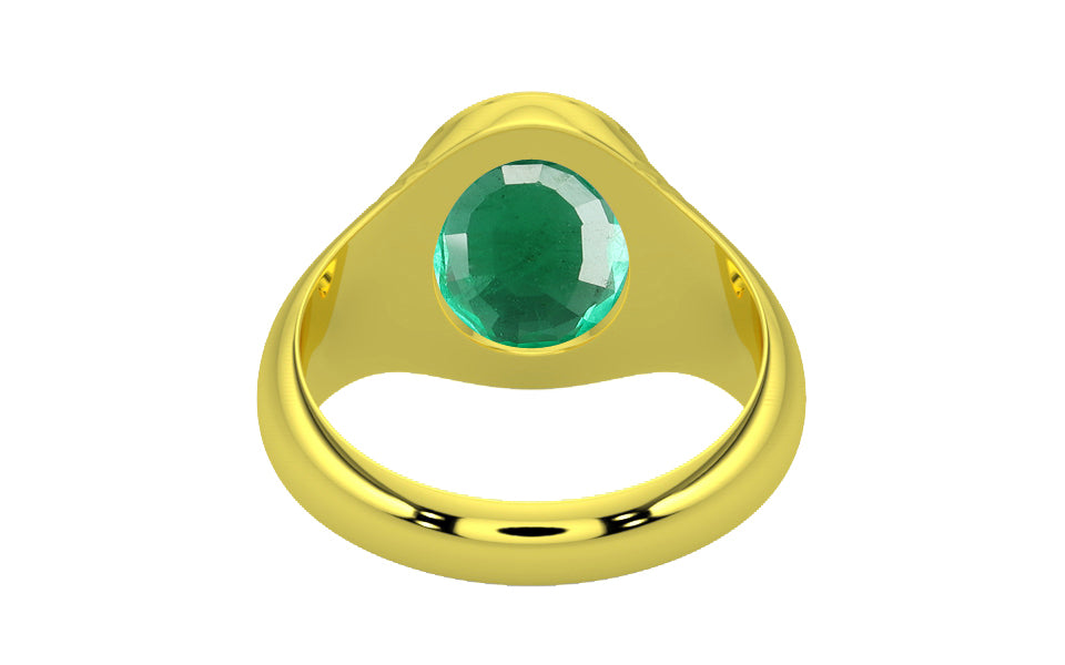 Panchdhatu Emerald Ring Rare Quality (R7)