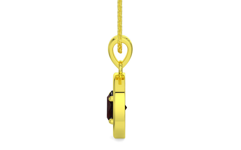 Panchdhatu Hessonite Garnet Pendant Fine Quality (P2)