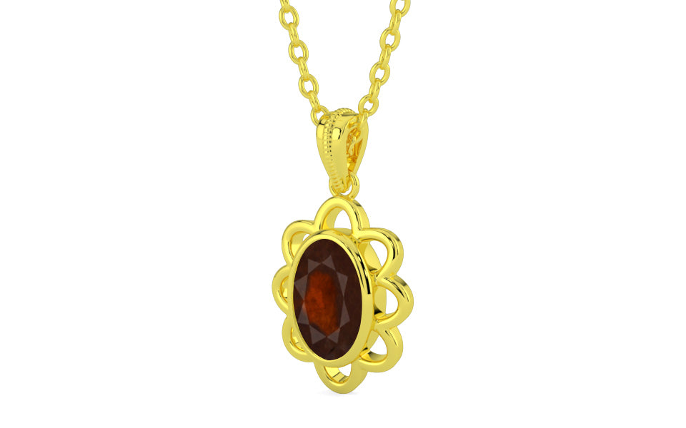 Panchdhatu Hessonite Garnet Pendant Fine Quality (P3)