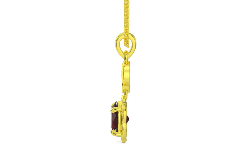 Panchdhatu Hessonite Garnet Pendant Fine Quality (P6)