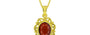 Panchdhatu Hessonite Garnet Pendant Prime Quality (P5)