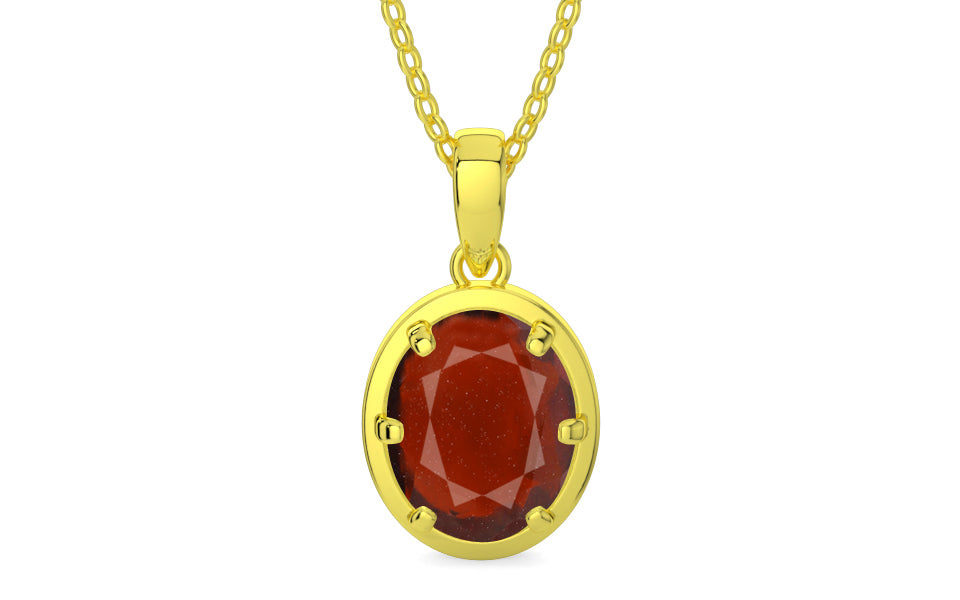 Panchdhatu Hessonite Garnet Pendant Prime Quality (P8)
