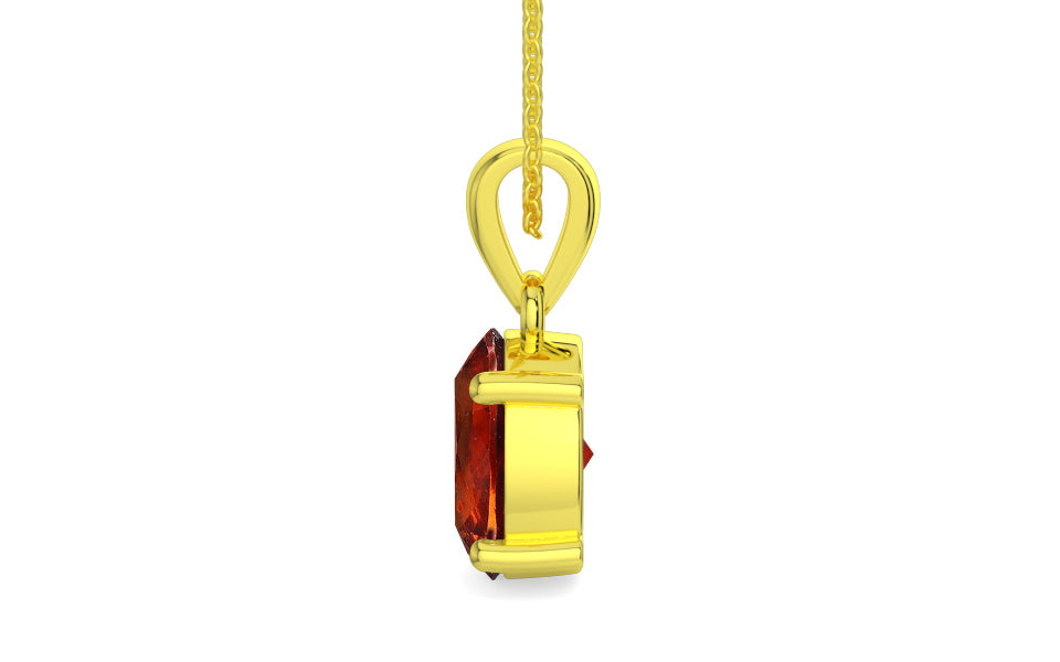 Panchdhatu Hessonite Garnet Pendant Rare Quality (P10)