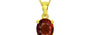 Panchdhatu Hessonite Garnet Pendant Rare Quality (P10)