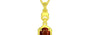 Panchdhatu Hessonite Garnet Pendant Rare Quality (P6)