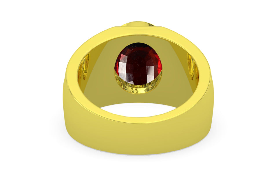 Panchdhatu Hessonite Garnet Ring Fine Quality (R1)