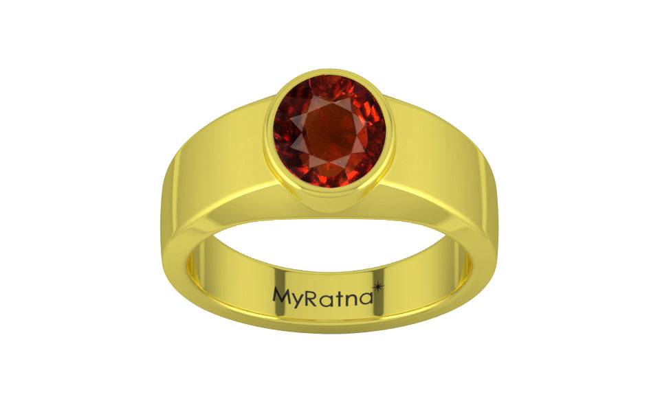 Panchdhatu Hessonite Garnet Ring Rare Quality (R10)