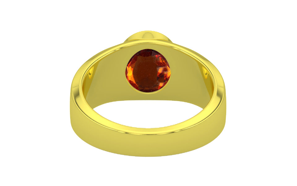 Panchdhatu Hessonite Garnet Ring Rare Quality (R10)