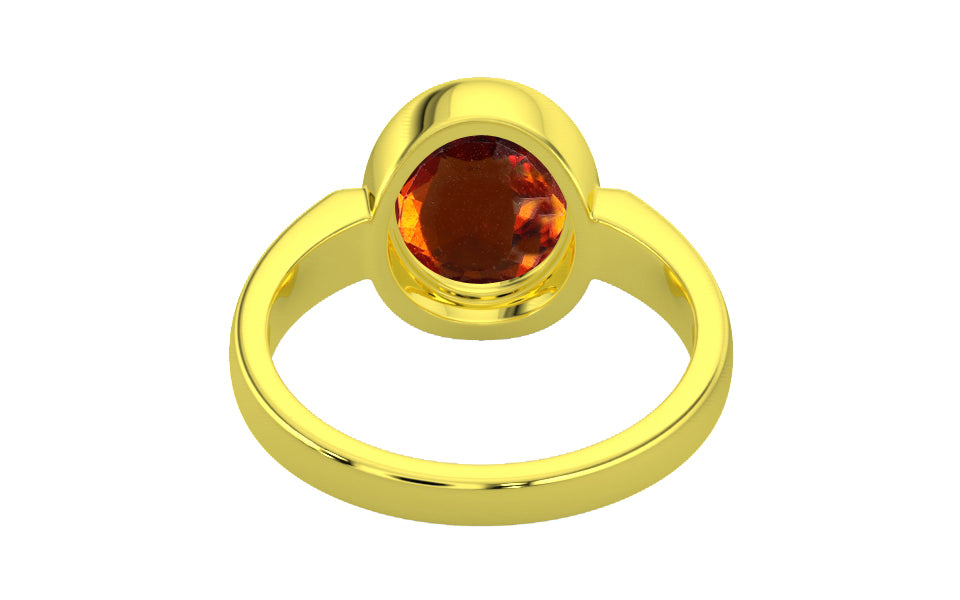 Panchdhatu Hessonite Garnet Ring Rare Quality (R6)