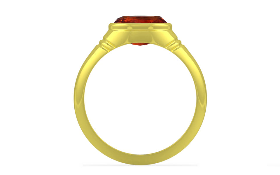 Panchdhatu Hessonite Garnet Ring Rare Quality (R7)