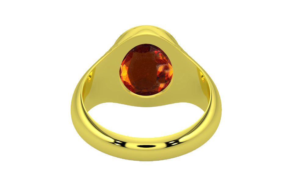 Panchdhatu Hessonite Garnet Ring Rare Quality (R7)