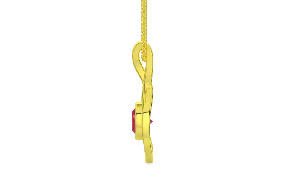 Panchdhatu Ruby Pendant Fine Quality (P1)