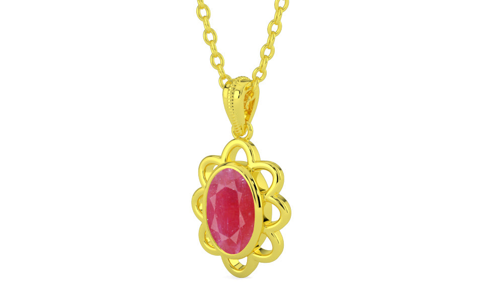 Panchdhatu Ruby Pendant Fine Quality (P3)