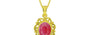 Panchdhatu Ruby Pendant Fine Quality (P5)