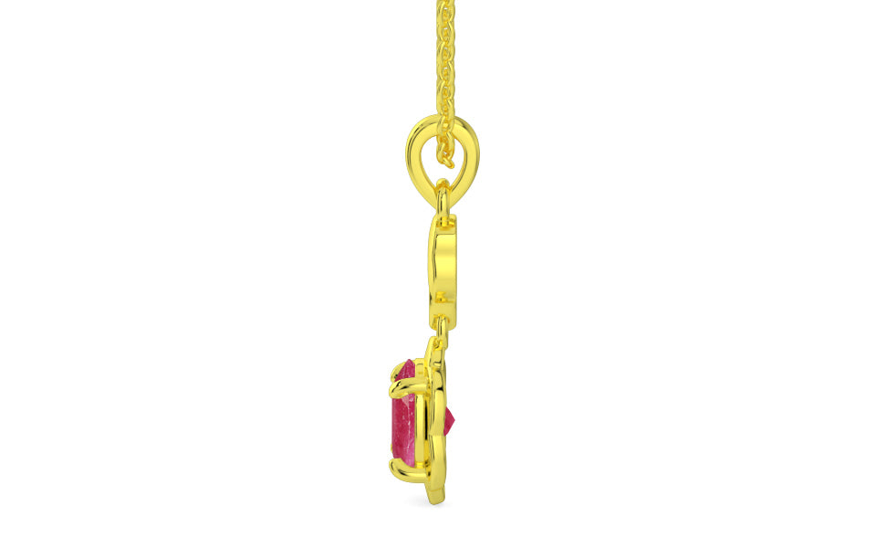 Panchdhatu Ruby Pendant Fine Quality (P6)