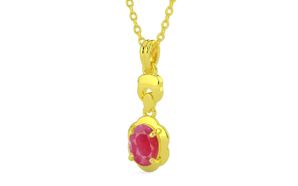 Panchdhatu Ruby Pendant Fine Quality (P6)