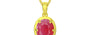 Panchdhatu Ruby Pendant Fine Quality (P8)