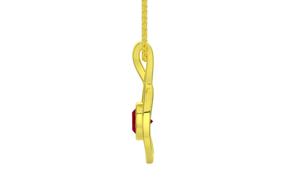 Panchdhatu Ruby Pendant Limited Quality (P1)