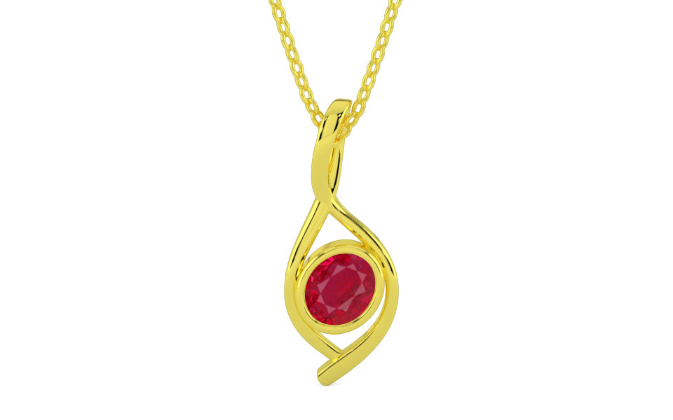 Panchdhatu Ruby Pendant Limited Quality (P1)