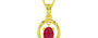 Panchdhatu Ruby Pendant Limited Quality (P2)