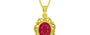 Panchdhatu Ruby Pendant Limited Quality (P5)