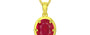 Panchdhatu Ruby Pendant Limited Quality (P8)