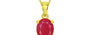Panchdhatu Ruby Pendant Prime Quality (P10)