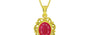 Panchdhatu Ruby Pendant Prime Quality (P5)