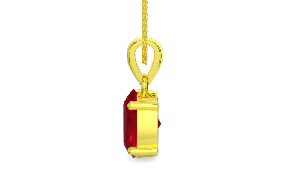 Panchdhatu Ruby Pendant Rare Quality (P10)