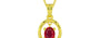 Panchdhatu Ruby Pendant Rare Quality (P2)