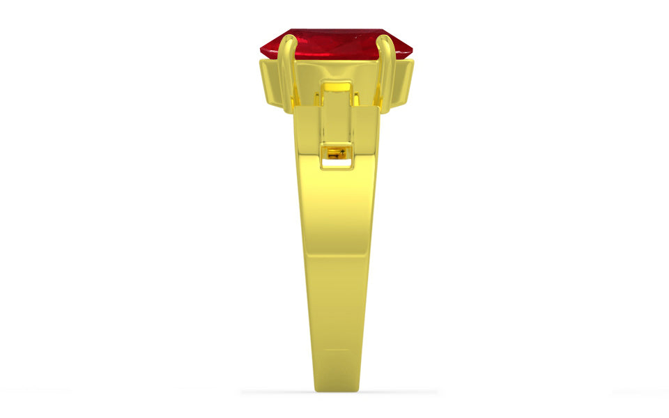 Panchdhatu Ruby Ring Rare Quality (R8)