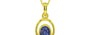 Panchdhatu Thailand Blue Sapphire Pendant Fine Quality (P12)