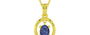 Panchdhatu Thailand Blue Sapphire Pendant Fine Quality (P2)