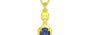 Panchdhatu Thailand Blue Sapphire Pendant Fine Quality (P6)