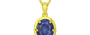 Panchdhatu Thailand Blue Sapphire Pendant Fine Quality (P8)