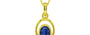 Panchdhatu Thailand Blue Sapphire Pendant Limited Quality (P12)