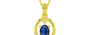 Panchdhatu Thailand Blue Sapphire Pendant Limited Quality (P2)