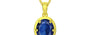 Panchdhatu Thailand Blue Sapphire Pendant Limited Quality (P8)