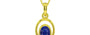 Panchdhatu Thailand Blue Sapphire Pendant Prime Quality (P12)