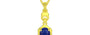 Panchdhatu Thailand Blue Sapphire Pendant Prime Quality (P6)