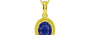 Panchdhatu Thailand Blue Sapphire Pendant Prime Quality (P7)