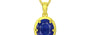 Panchdhatu Thailand Blue Sapphire Pendant Prime Quality (P8)