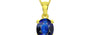 Panchdhatu Thailand Blue Sapphire Pendant Rare Quality (P10)