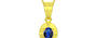 Panchdhatu Thailand Blue Sapphire Pendant Rare Quality (P11)