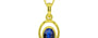 Panchdhatu Thailand Blue Sapphire Pendant Rare Quality (P12)